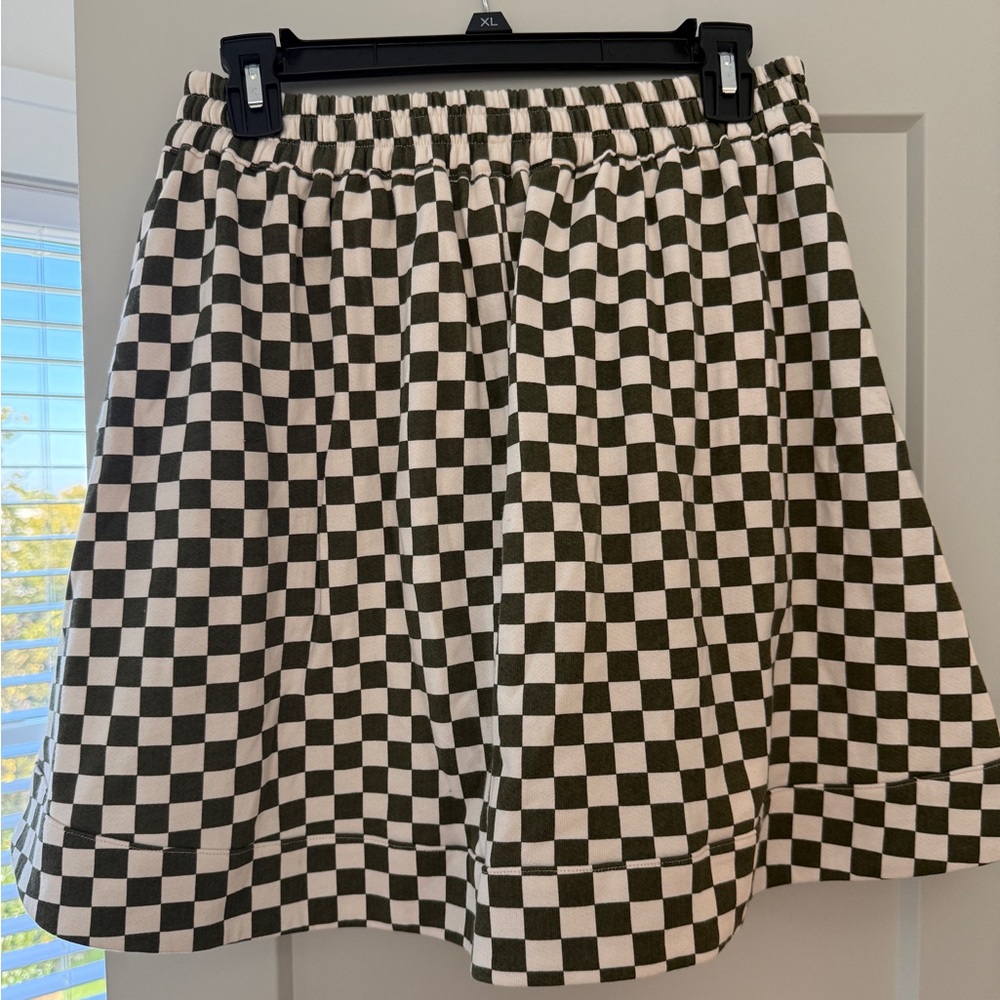 Checkered skirt
